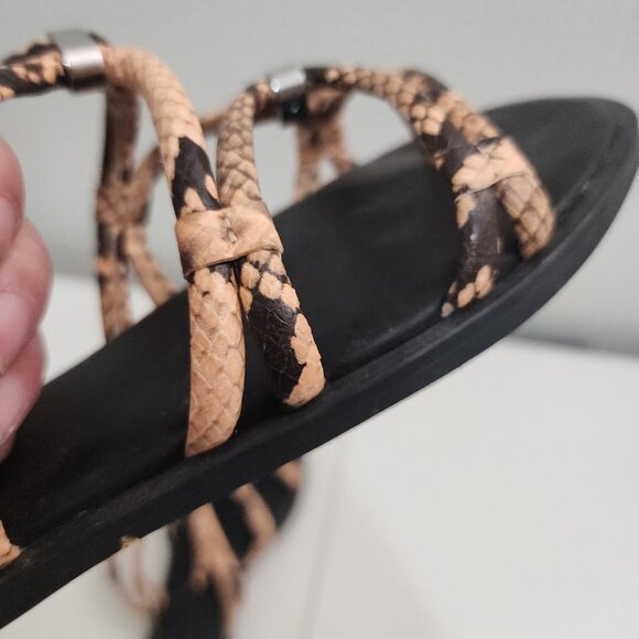 Rebecca Minkoff Sarle Strappy Sandal Rosewood Women's Size 8.5 - Picture 13 of 16